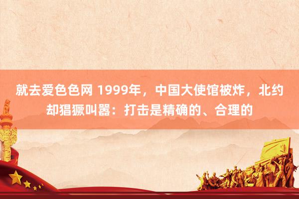 就去爱色色网 1999年，中国大使馆被炸，北约却猖獗叫嚣：打击是精确的、合理的