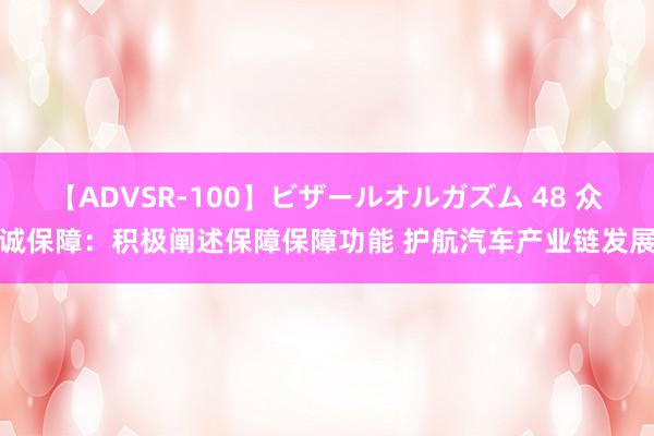 【ADVSR-100】ビザールオルガズム 48 众诚保障：积极阐述保障保障功能 护航汽车产业链发展