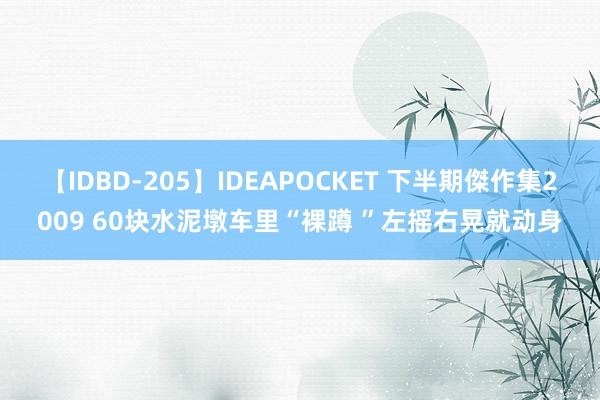 【IDBD-205】IDEAPOCKET 下半期傑作集2009 60块水泥墩车里“裸蹲 ”左摇右晃就动身